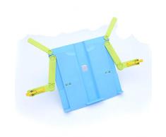 Paizizi Buchhalter Leseständer Lesepult, Leicht Tragbar Einfach Halten Bücher Offen mit Buch Clip Seiten Halter, für Schulbuch Lehrbuch Kochbuch