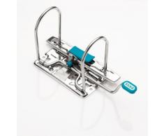 Elba 10414SW Ordner Rado Brillant, A4, Rückenbreite 5 cm, auswechselbarem Rückenschild, 20 Stück, schwarz