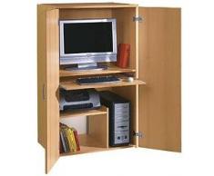 Büroschrank Buche PC Schrank Computerschrank - (813)