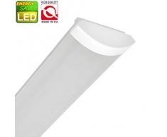 SUPER SET LED Deckenleuchte mit 2X T8 LED 18W warmweiß 3000K G13 Bürolampe Büroleuchte