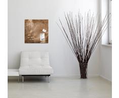 SIGEL GL263 Glas-Magnetboard 48 x 48 cm Used-Bronze Optik / Magnettafel Artverum - weitere Designs