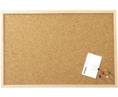 Pinnboard mit Holzrahmen, 80 x 60 cm, kork
