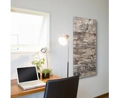banjado - Design Magnetwand Memoboard 37x78cm Pinnwand Magnettafel mit Motiv Alte Planken