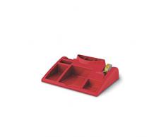 Schreibtisch-Organizer Ablagesystem Rot