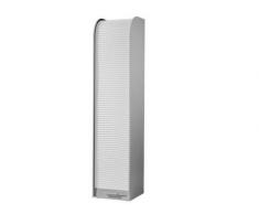 Rolloschrank 0777 Silber / Weiss