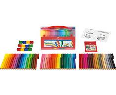 Faber-Castell 155560 Filzstift Connector in Koffer, 60-teilig