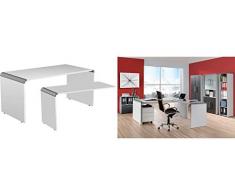 kerkmann 8003 Wangen-Anbau-Schreibtisch Modus Weiß