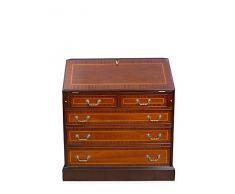 Antike Fundgrube Sekretär Schreibtisch Schreibsekretär englischer Stil Mahagoni furniert (6104)