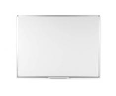 BoardsPlus - Magnetisches Whiteboard - 90 x 60 cm - Magnettafel mit Lackierte Stahloberfläche, Magnetwand mit Alurahmen Und Stifteablage