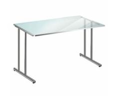 Kerkmann Schreibtisch Artline Transparent BxTxH 120x80x72cm Glas