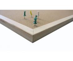 Idena Pinnwand/Whiteboard, Größe 40 x 60 cm, mit Holzrahmen, inklusive 2 Schrauben, 568016