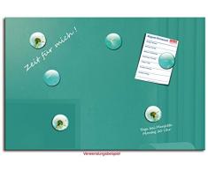 GUMA Magneticum 2805 Magnete Pusteblumen - extra stark für Glasmagnettafel - 6er Magnet Set Blume Ø 50 mm - Kühlschrankmagnete Garten Natur mit Motiv Pusteblume für Glas Magnettafel