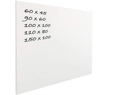 Vivol Eco Magnetic Whiteboard 90x60 | Rahmenlos Design | Magnettafel Whiteboardwand Magnetwand | ohne Rahmen | 5 Größen | Hoch- und Querformat