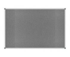 Pinnboard MAULstandard, 120 x 90 cm, hochwertiger Filz, Aluminium-Rahmen, grau