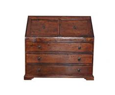 MASSIVMOEBEL24.DE Kolonialmöbel Sekretär Akazie massiv Holz Oxford #515