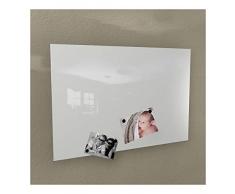 Colours-Manufaktur Magnetwand - weiß Weiss signalweiß * RAL 9003 * glänzend Hochglanz - Verschiedene Größen - 40 x 60 cm ; 50 x 80 cm ; 60 x 90 cm - (60 x 90 cm)