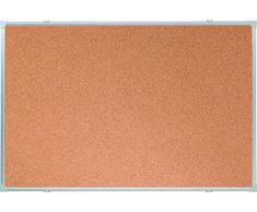 Franken KT2402 Korktafel X-tra! Line (Aluminiumrahmen, 90 x 60 cm) braun