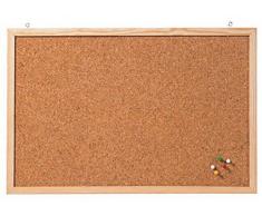 Franken CC-KT60100 E Korktafel Naturrahmen (Einzelverpackung) 60 x 100 cm, braun