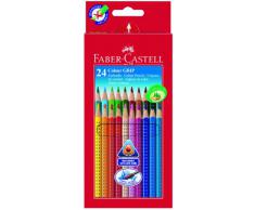 Faber-Castell 112424 - Farbstifte Colour GRIP 2001, 24er Kartonetui