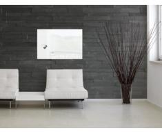 Sigel GL141 Große Glas Magnettafel 100 x 65 cm super-weiß / Glas Whiteboard / Magnetboard Artverum - weitere Größen/Farben