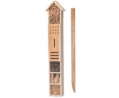 Neu Großer Hölzerner Frei Stehend Insekt Käfer Garten Hotel Haus Bienen Marienkäfer Nest Box Haus Mit Boden Stachel