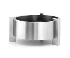 ZACK 50045 CALURA Feuerschale, Edelstahl matt