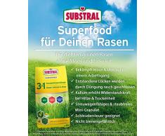 Substral 3 in 1 Komplett Rasendünger mit Unkrautvernichter und Moosvernichter, 14 kg für 400 m²