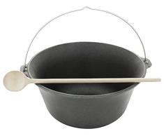 Grillplanet Gulaschkessel Gusseisen 16 Liter Kesselgulasch Topf Guss