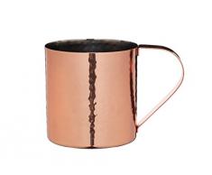 Bar Craft Luxe Lounge gehÃ¤mmerter Moscow-Mule-Becher, 550Â ml Edelstahl, Kupfer