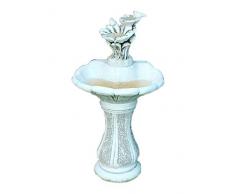 Antikes Wohndesign Steinbrunnen Springbrunnen Brunnen Kaskadenbrunnen Zierbrunnen Beckenbrunnen Wasserspiel Figurenbrunnen Gartenbrunnen Höhe: 111cm