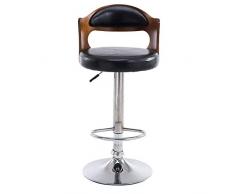 YO-TOKU Schmiedeeisen Barhocker Europäische Loungebar Drehstuhl Edelstahl Barhocker Hochstuhl Klapp Reclining Garten Liegestuhl Stühle Wohnzimmermöbel