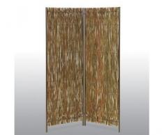 bambus-discount.com Raumteiler 3-teilig Westerland 160 x 195cm Weide - Paravent klappbar