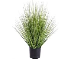 artplants.de Set 4 x Künstliche Rutenhirse Zayn, grün, 60cm