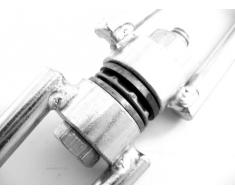 BAY® DREHKOPF - Aufhängung MIT KUGELLAGER für Sandsack Boxsack Hängesessel Hängematten Schaukel Verlängerung Zwischenstück Wirbel Drehaufhängung Haken Stahl Drehhaken Deckenhaken Drehwirbel Sandsackwirbel Drehlager