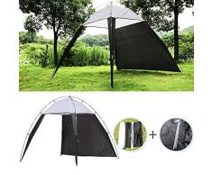 Sonnenschutz für Strand, Kanopäus, für den Außenbereich, Strandzelt, UV-Schutz, wasserdicht, Sonnenzelt, für Camping, Reisen, Camping, Angeln, geeignet für 5 – 8 Personen