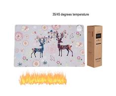 Mäusematte Heiztisch Pad Tisch Pad Laptop-Tastatur-Pad wasserdicht Schreibblock Handwärmer 600 * 360mm,Deer