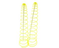 Garten Bronder e.K. 10140.00 SunSpiro - Sonnenspirale, 2-er Set Durchmesser 30 cm, Länge circa 180 cm inklusive Schwingstab 1,25 m und Stecksystem Elvira, Made in Germany, zitronengelb
