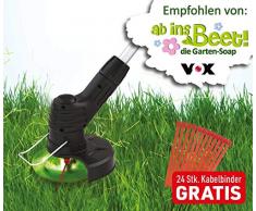 Mediashop Hammersmith Bionic Trimmer | Akku-Rasentrimmer | Lithium-Ionen-Akku mit Ladegerät | ausziehbar von 70 bis 95 cm | funktioniert mit Kabelbindern anstatt Fadenspulen | Das Original aus dem TV