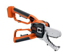 Black & Decker Akku-Astschere Alligator (18V, 15 cm Schwertlänge, bis 100 mm Durchmesser, patentierte Klemmbacken, kabellos für maximale Freiheit beim Holzschnitt) GKC1000LB