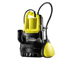 Kärcher Schmutzwasser-Tauchpumpe SP 5 Dirt (Fördermenge: max. 9500 l/h, Restwasserhöhe: 25 mm, Abpumpen von Wasser mit bis zu 20 mm großen Schmutzpartikeln, Schwimmerschalter, komfortabler Tragegriff)