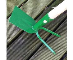 Gartengeräte massiv 1 von 5, Rechen Doppelhacke Schaufel Grubber oder Harke mit stabilem Holzstiel (Doppel Hacke)