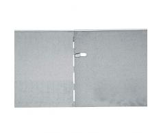 bellissa Rasenkante aus Metall - 7003 - Stahlblech feuerverzinkt, silberfarbig - 118 x 12,5 cm, Nutzlänge 23 m - Mit patentierter Verbindungstechnik