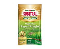 Substral Magisches Rasen-Pflaster, Rasenreparatur, Mischung aus Rasensamen, Premium Keimsubstrat und Dünger, 3,6 kg für bis zu 16 m²