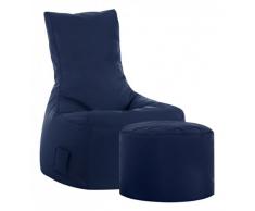 Sitzsack-Set Scuba Swing + Hocker jeansblau (Outdoor)