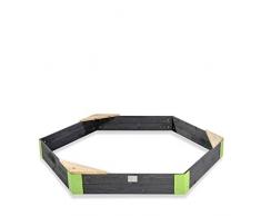 EXIT Aksent Holzsandkasten sechseckig / Material: Zedernholz / 200 x 170 x cm / Gewicht: 13 kg / für Kinder ab 3 Jahren geeignet