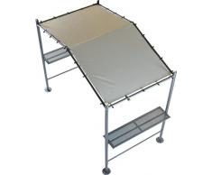 osoltus Grillpavillon Grillzelt Milano 2,65 x 2,35 m grau