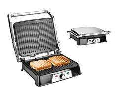 Kontaktgrill 2000W Edelstahl Tischgrill Grill Elektrogrill Barbecue-Grill