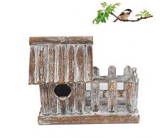 ENTER Vogelhäuschen ， Gemütlicher Rastplatz für Vögel, bietet Schutz vor kaltem Wetter Ideal für Finch Canary Chickadee ， Deal für Finch & Canary （10 * 6 * 8 In）