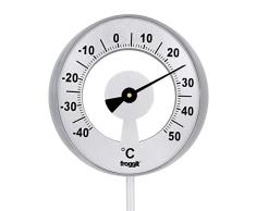 froggit XXL Gartenthermometer (bis zu 117cm hoch) Außenthermometer mit großer Temperaturanzeige