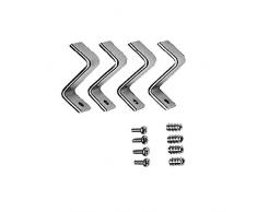 Duravit 0050280000 Befestigungs-Set für den Einbau in Natursteinplatten, 4-teilig